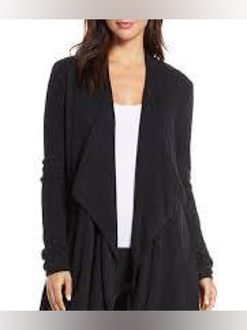 Soma Navy Open Soft Cardigan Wrap